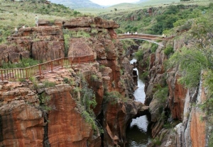 Bourkes Luck Pothole bridges