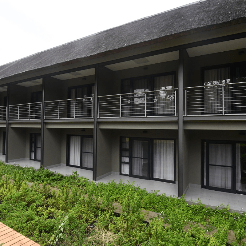 Skukuza lodge room patios