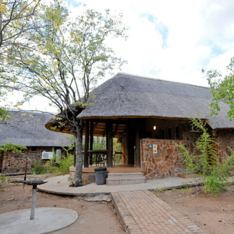 Mopani Bungalow patio area