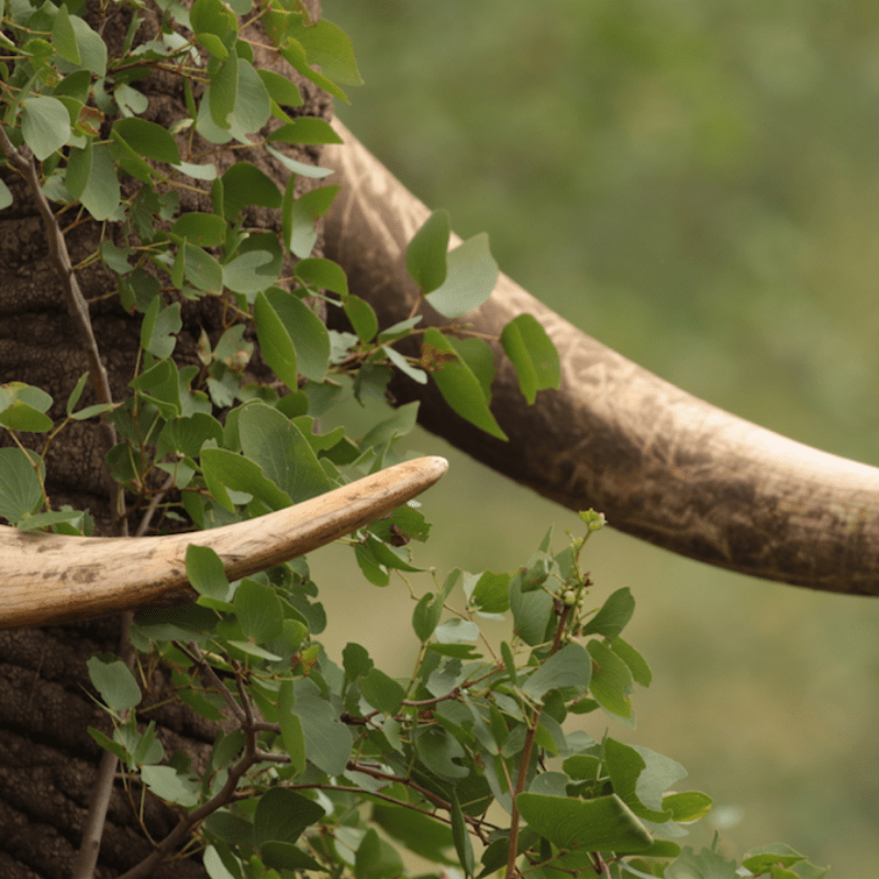 Mopane Tree leaves Elephant